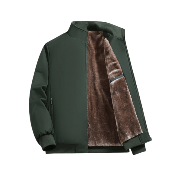Plus Size Insulated Jacket With Water Resistant Shell And Pockets
