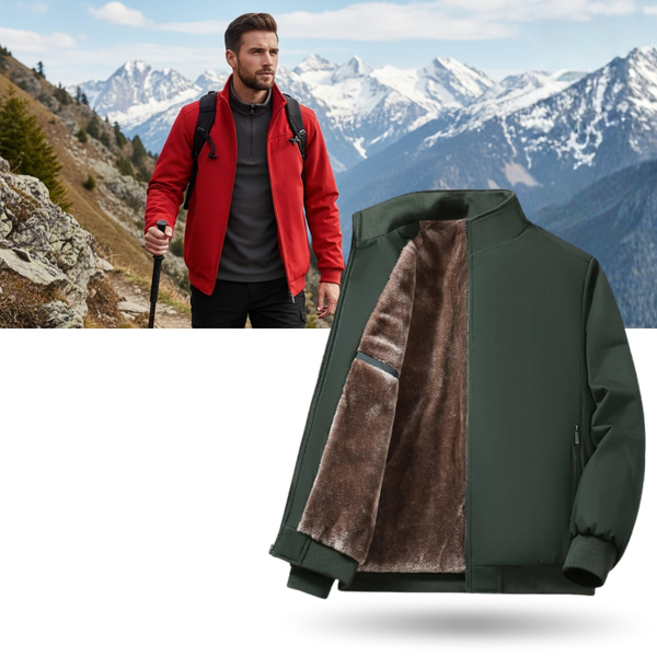 Plus Size Insulated Jacket With Water Resistant Shell And Pockets