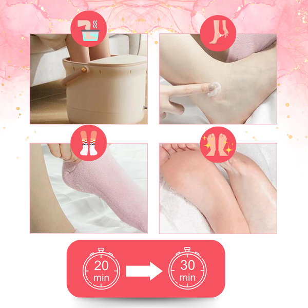 Revitalizing Lotion Socks For Cracked Heel Repair And Nourished Feet