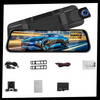 10 Inch IPS Dash Camera With Superior Night Vision And Wide Angle