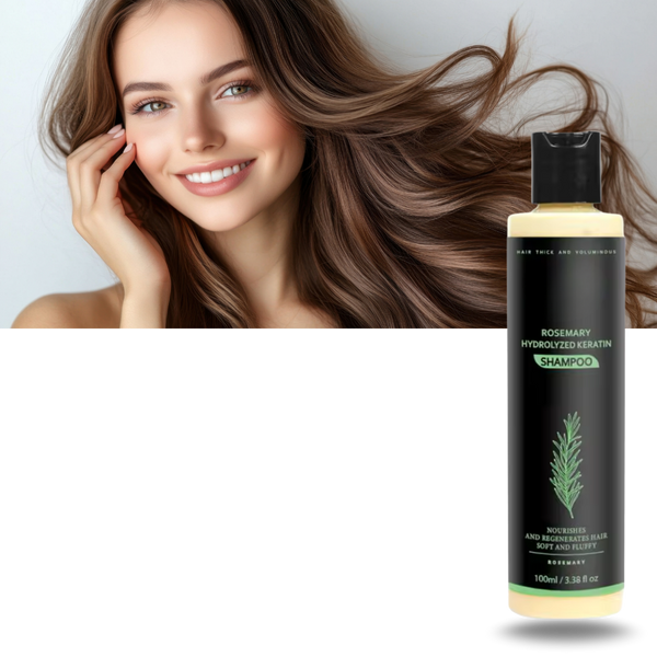 Rosemary Keratin Hair Strengthening Shampoo and Conditioner
