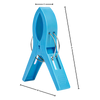 Multipurpose Rounded Jaw Clips With Secure Grip For Laundry And Travel