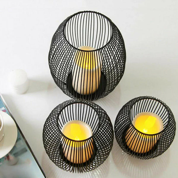 Premium Iron Candle Stand For Tabletop Home Decor Accent
