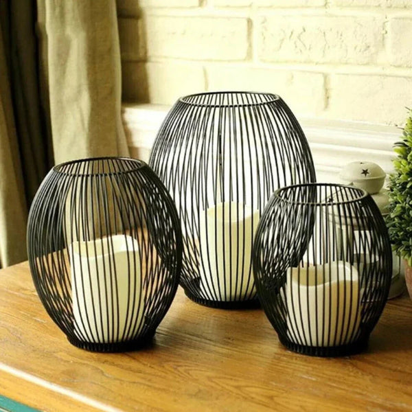 Premium Iron Candle Stand For Tabletop Home Decor Accent