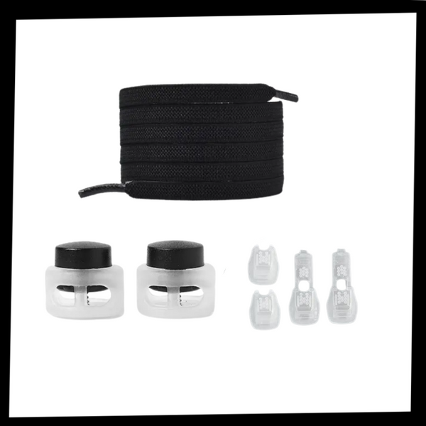 Secure Locking Shoelaces For Fashionable Everyday Comfort