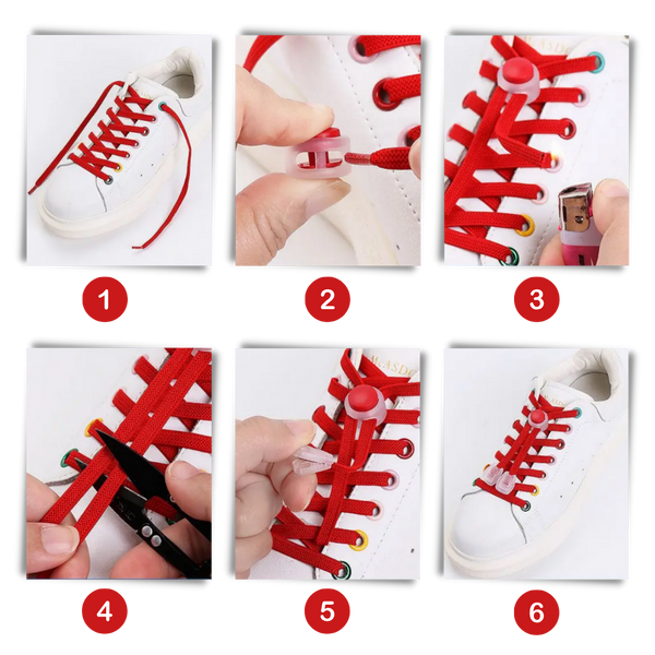 Secure Locking Shoelaces For Fashionable Everyday Comfort