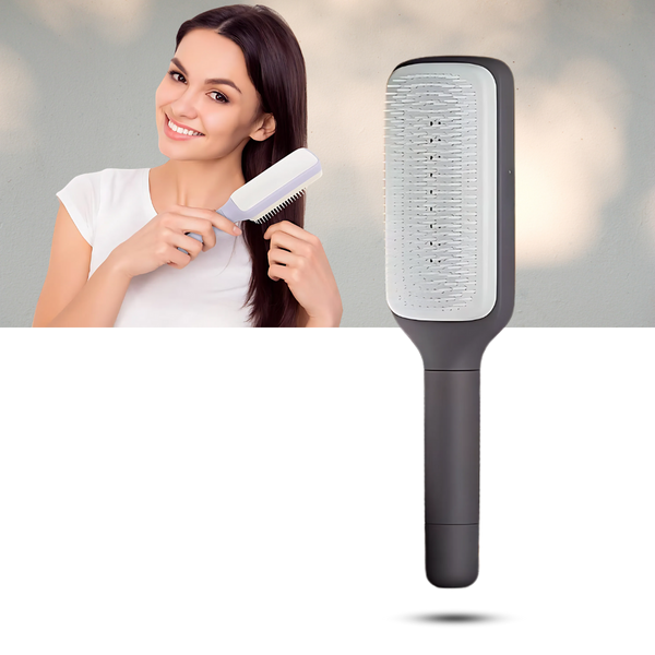 Self Cleaning Scalp Massage Brush For All Hair Types Improves Shine