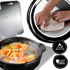 Titanium Cutting Board With Antibacterial, Knife-Safe Surface