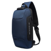 Lockable USB Charging Waterproof Crossbody Bag With Multiple Pockets