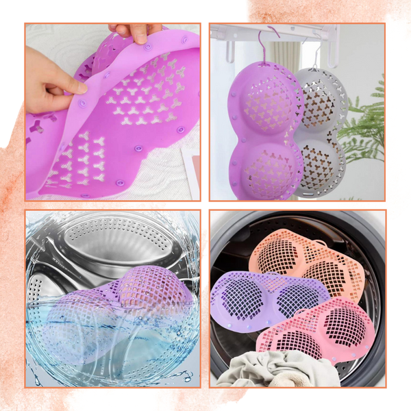 Delicate Bra Washing Bag With Secure Closure For Gentle Machine Wash