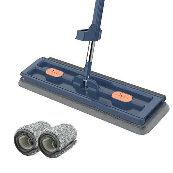 360 Degree Self Wringing Flat Mop With Bucket For Easy All Surface Cleaning
