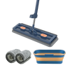 360 Degree Self Wringing Flat Mop With Bucket For Easy All Surface Cleaning
