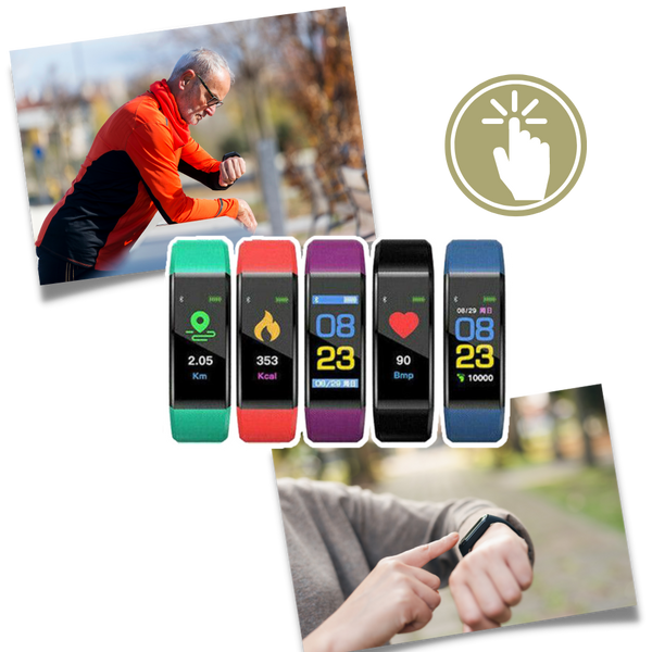 Senior Health Smartwatch With Easy Use And Fitness Tracking