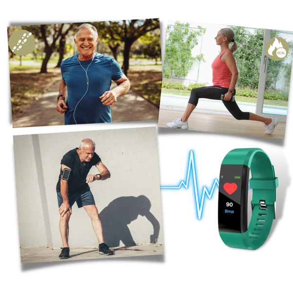 Senior Health Smartwatch With Easy Use And Fitness Tracking