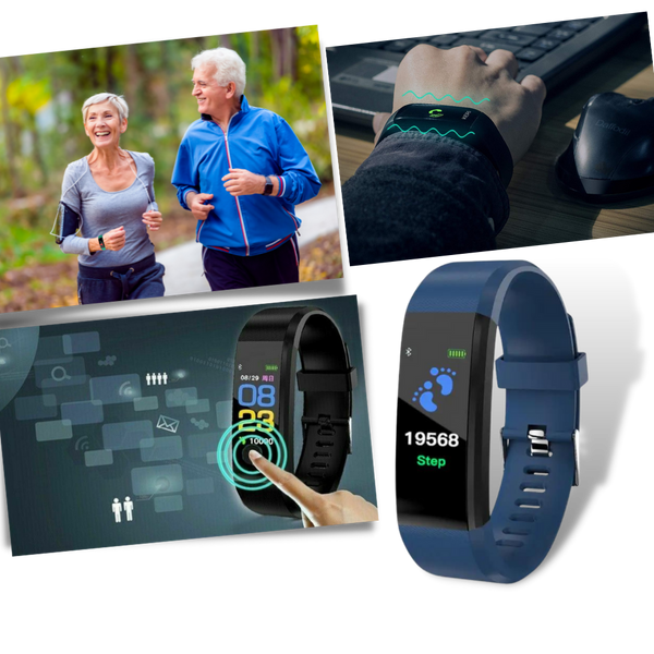 Senior Health Smartwatch With Easy Use And Fitness Tracking
