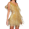 Sequin V Neck Slip Dress for Evening Glamour and Comfort