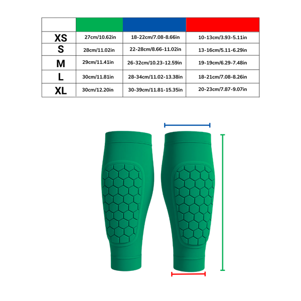 Shin Compression Sleeve With Integrated Padding For Lightweight Protection