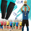 Shin Compression Sleeve With Integrated Padding For Lightweight Protection