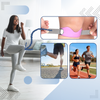 Knee Compression Wrap With Shock Absorption For Stable, Breathable Support