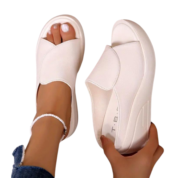 Orthopedic Heeled Sandals With Arch Support And Shock Absorption