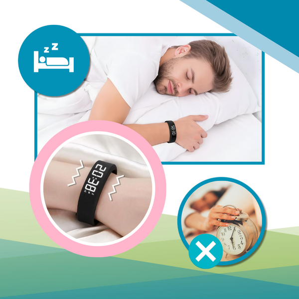 Gentle Wake Up Alarm Wristband With No Snooze And Fitness Tracking