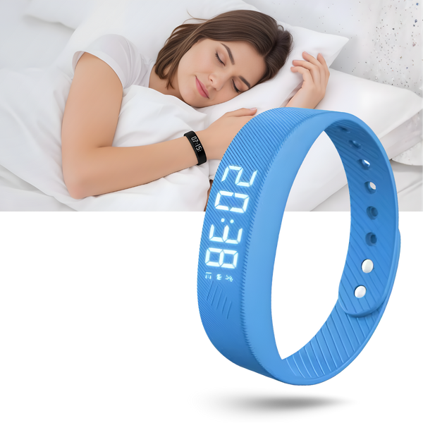 Gentle Wake Up Alarm Wristband With No Snooze And Fitness Tracking