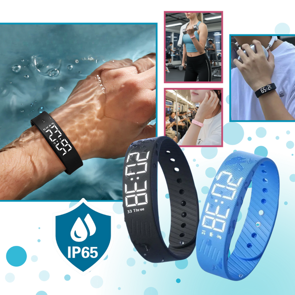 Gentle Wake Up Alarm Wristband With No Snooze And Fitness Tracking