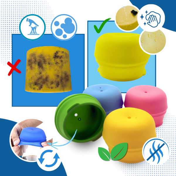 Silicone Spill Proof Sip Cover For Cups Universal Fit Easy Clean