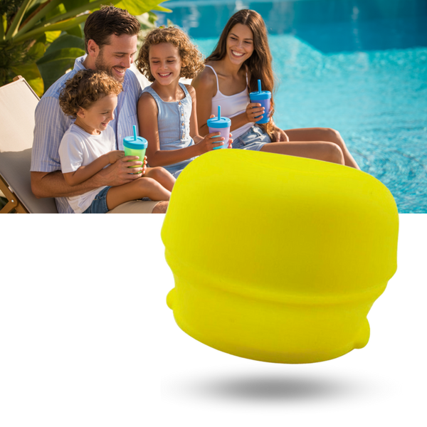 Silicone Spill Proof Sip Cover For Cups Universal Fit Easy Clean