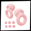 Silicone Serenity Ear Plugs For All Night Comfort And 25 dB Noise Reduction