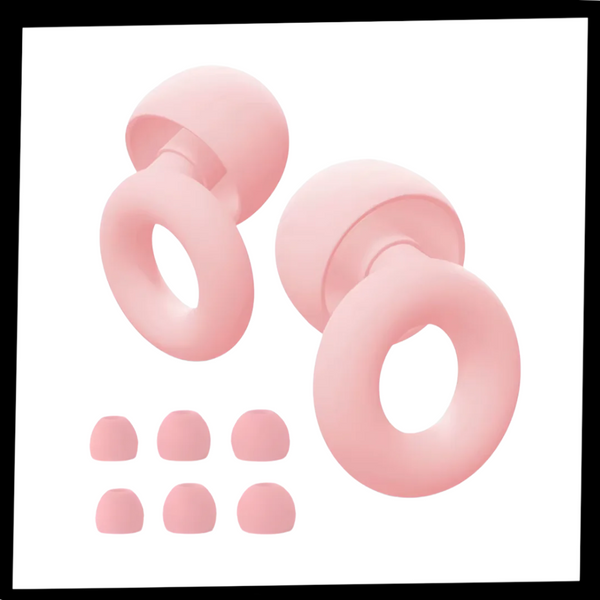 Silicone Serenity Ear Plugs For All Night Comfort And 25 dB Noise Reduction