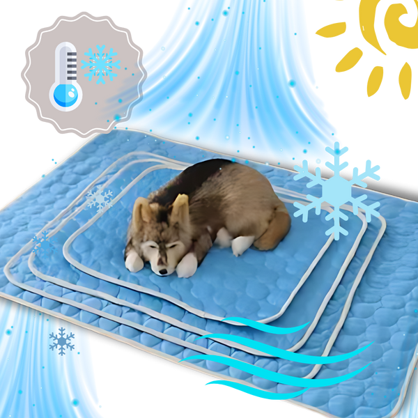 Silk Pet Cooling Pad For Heat Absorption And Odor Free Comfort This Summer