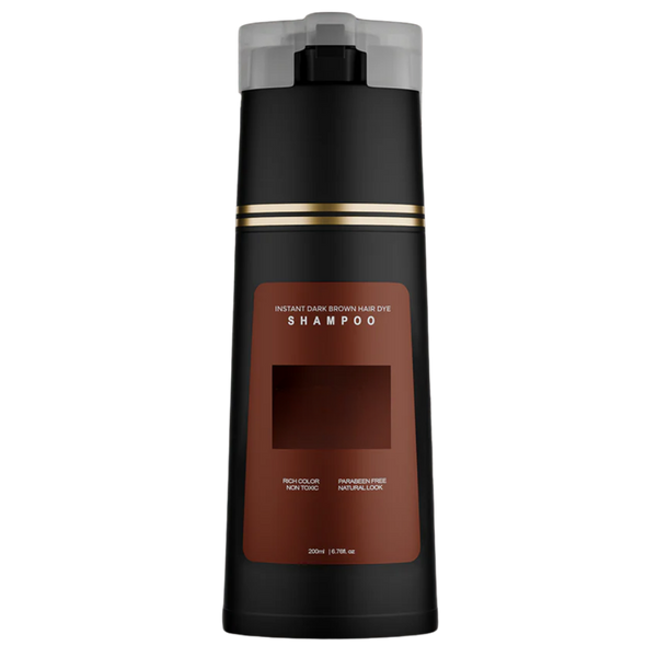 Dye Shampoo for Instant Gray Coverage and Three in One Color Care