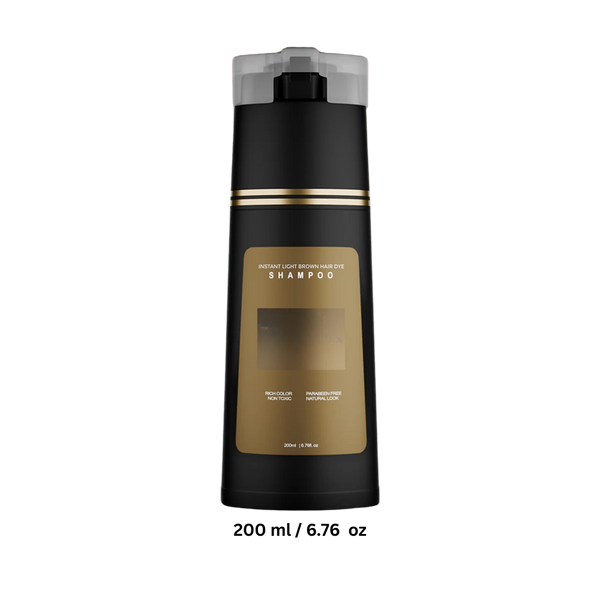 Dye Shampoo for Instant Gray Coverage and Three in One Color Care