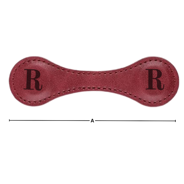 Personalized Magnetic Leather Bookmark With Secure Hold