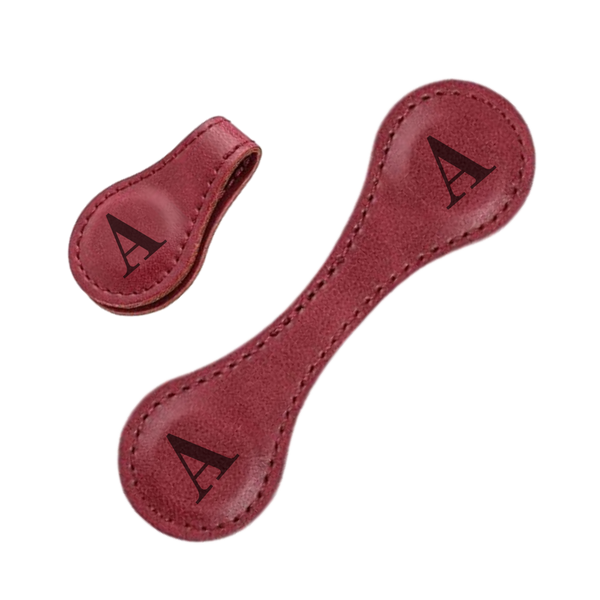 Personalized Magnetic Leather Bookmark With Secure Hold