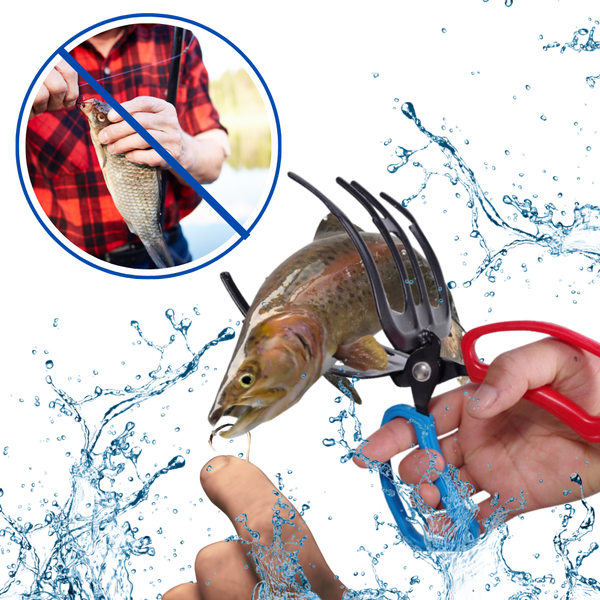 Slip Free Fish Gripper With Ergonomic Handle For Safe Catch