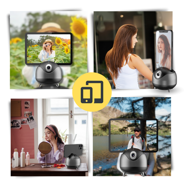 360 Degree Auto Tracking Gimbal With AI Face Tracking For Phones