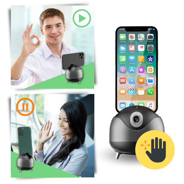 360 Degree Auto Tracking Gimbal With AI Face Tracking For Phones