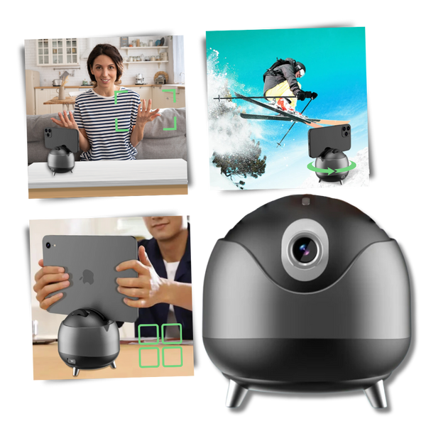 360 Degree Auto Tracking Gimbal With AI Face Tracking For Phones