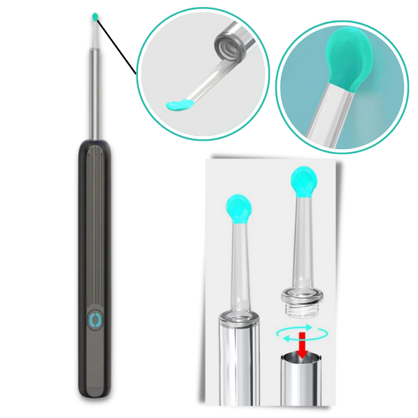 HD Ear Wax Removal Camera With Smart Temperature For Safe Gentle Cleaning