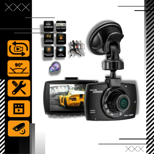 Driving Recorder 1080p With All Day Loop Recording And Night Vision