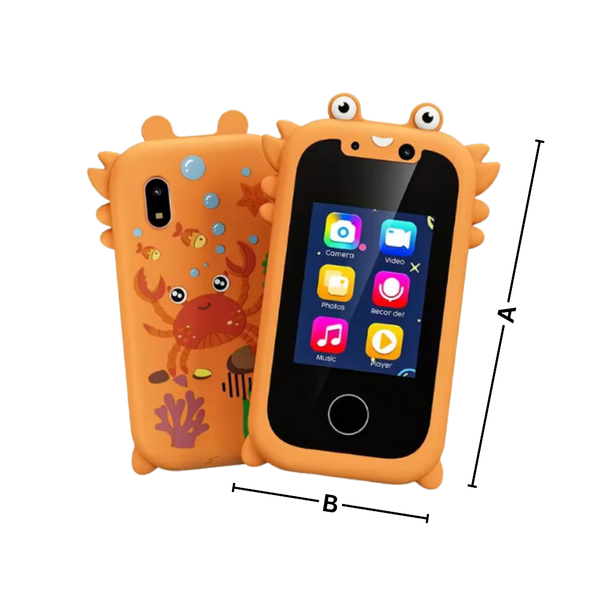 Educational Kids Phone Toy With Camera World Map And Drawing Pad