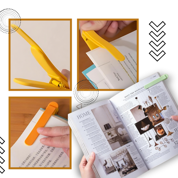 Smart Silicone Bookmarks For Seamless Page Tracking And Non Slip Grip