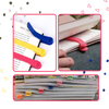 Smart Silicone Bookmarks For Seamless Page Tracking And Non Slip Grip