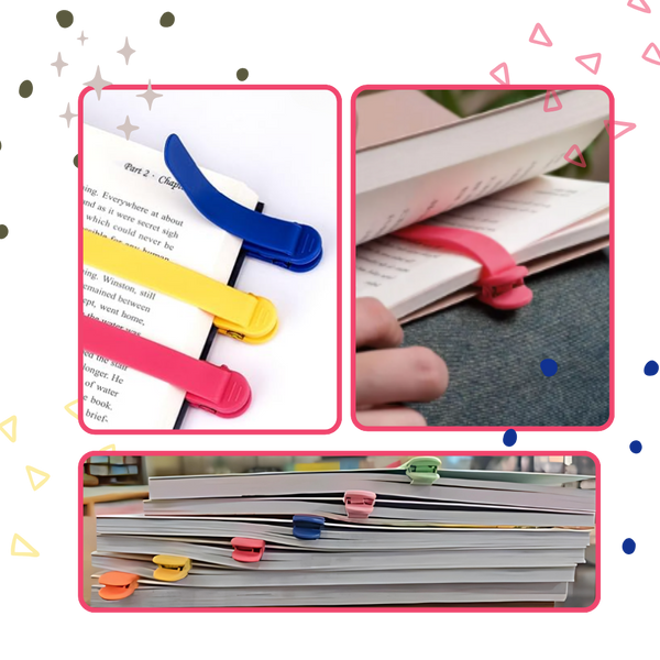 Smart Silicone Bookmarks For Seamless Page Tracking And Non Slip Grip