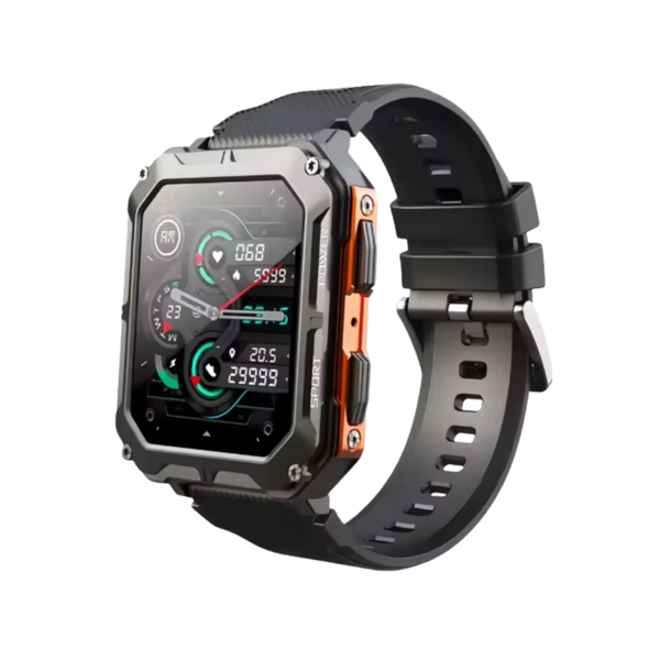 Rugged Tactical Smartwatch With Health Tracking And Bluetooth Calls