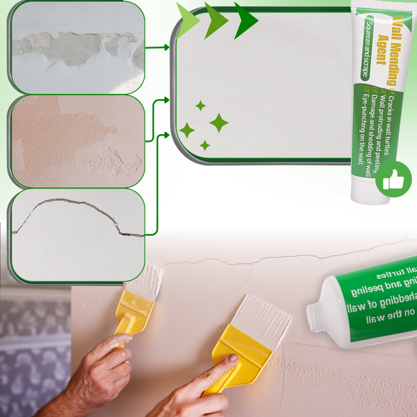 Wall Repair Paste Fills Cracks and Holes for a Smooth Quick Dry Finish