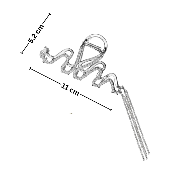 Snake Tassel Hair Claw Clip Elevates Everyday Style with Confidence