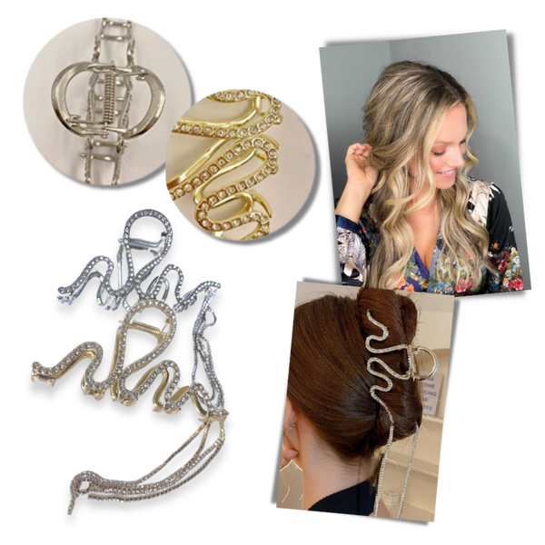 Snake Tassel Hair Claw Clip Elevates Everyday Style with Confidence